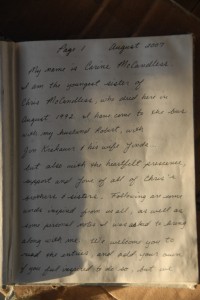 letter from Chris McCandless' sister